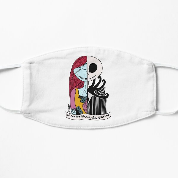 Jack and Sally - Blink 182 I Miss You   Flat Mask RB1807 product Offical blink 182 Merch